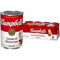 Campbell's Condensed Cream of Mushroom Soup, 10.5 Ounce Cans (Pack of 8)