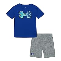 boys Short Sleeve Tee and Short Set, Lightweight and Breathable