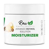 Retinol Face Cream Moisturizer Organic - Natural Anti-Aging Cream for Glowing Skin & Wrinkle Reduction - Hydrating Face Lotion, Made in USA with Shea Butter and Aloe Vera - Paraben-Free, 2oz