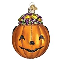 Old World Christmas Halloween Decorations Glass Blown Ornaments for Christmas Tree Trick-or-Treat