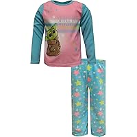 AME Sleepwear Girls' Star Wars Mandalorian Grogu Small But Mighty Toddler Pajamas