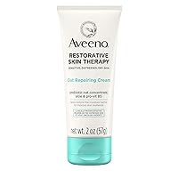 Aveeno Restorative Skin Therapy Moisturizing Oat Repairing Cream for Sensitive, 2.0 Ounce (Pack of 48)