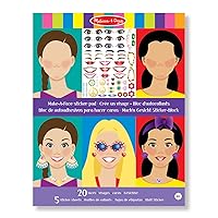 Melissa & Doug Make-a-Face Sticker Pad Activity Pad Sticker Pad 3+ Gift for Boy or Girl