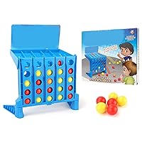 Peace Classic Grid Board Game, Fun 4 Score Game Set for 5+ Years Old, Interesting Sports Entertainment Toys for Kids and Families