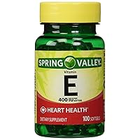 Spring Valley - Vitamin E 400 IU, 100 Softgels
