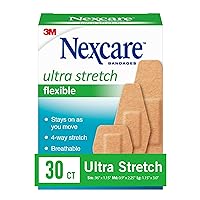 Nexcare Soft 'n Flex Bandage, Assorted Sizes, 30 Count