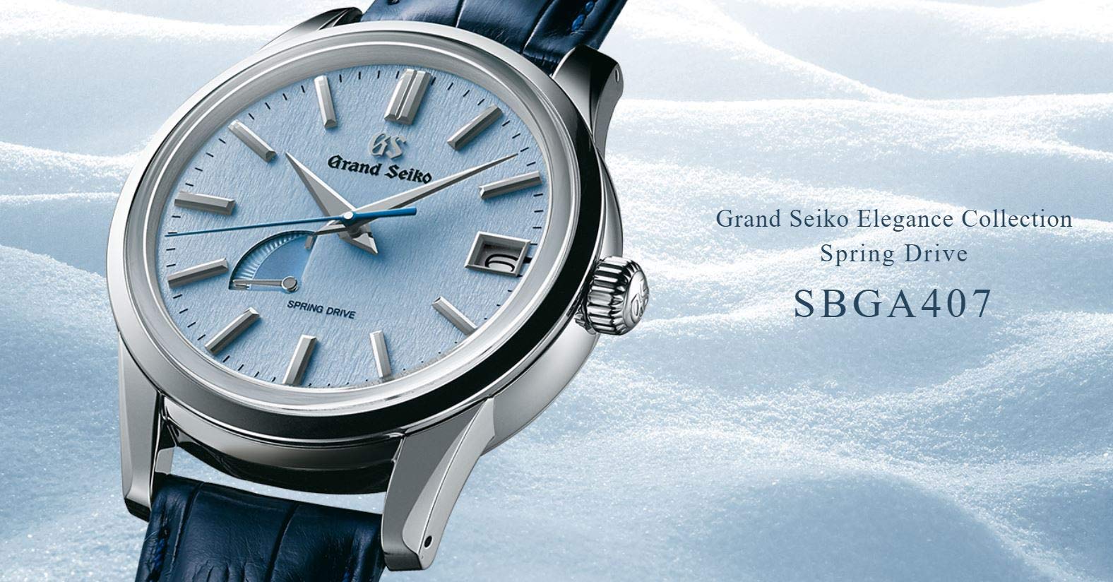 Mua Mens Grand Seiko Spring Drive Movement, Blue Snowflake Dial SBGA407  trên Amazon Mỹ chính hãng 2023 | Fado