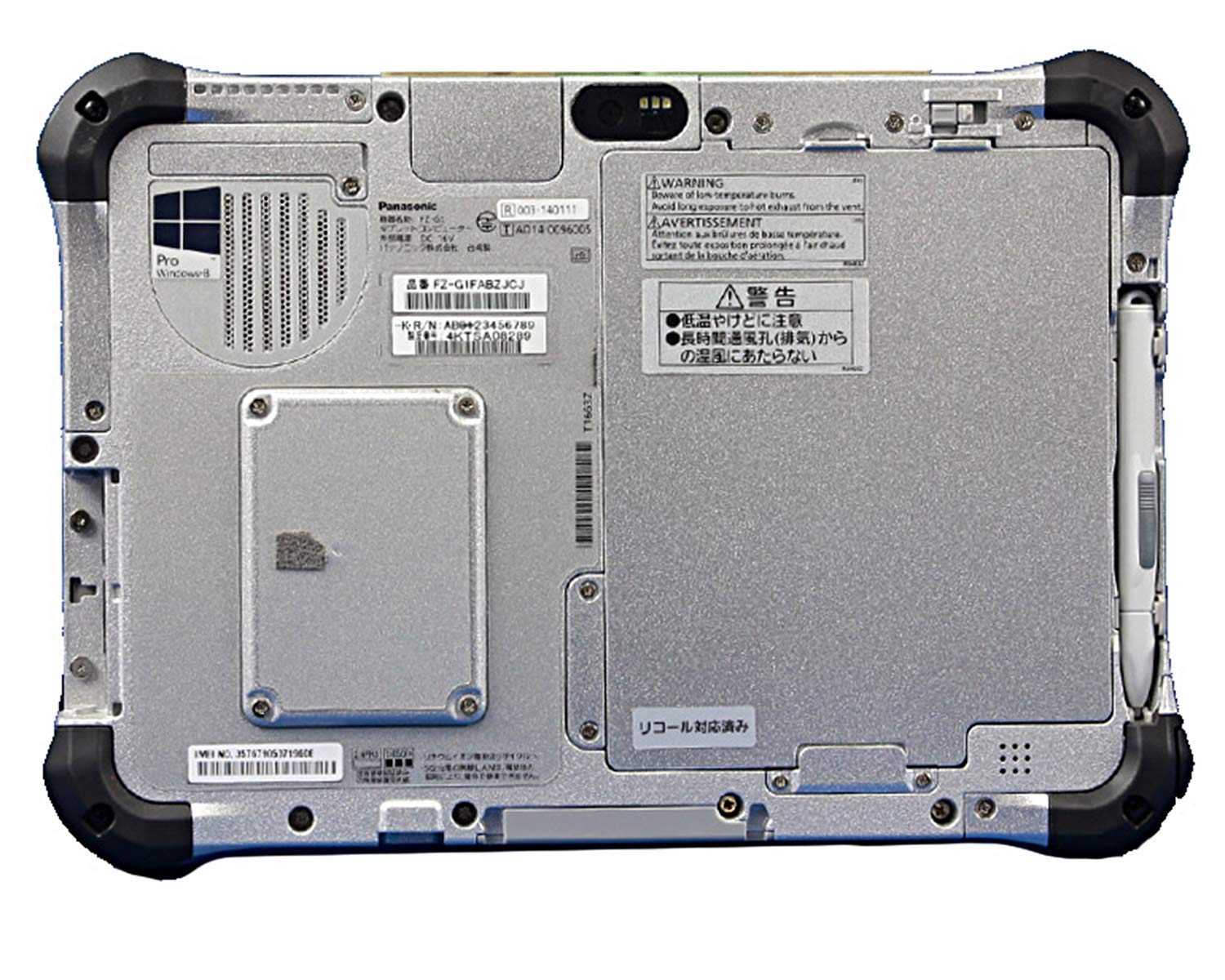 Panasonic Toughpad FZ-G1, Intel Core i5-4310U 2.0GHz, 8GB, 256GB SSD, 10.1 WUXGA Multi Touch Digitizer, WiFi, Bluetooth, Webcam, Rear Cam, Windows 10 Pro, 4G LTE, 2nd USB (Renewed)