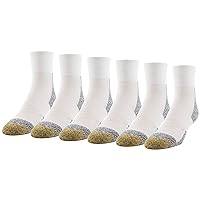 GOLDTOE Men's Xs Ankle Socks, 6-Pairs