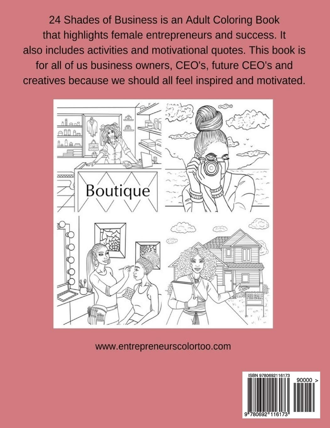 24 Shades of Business: An Adult Coloring Book