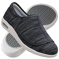 Mens Walking Shoes Slip-on Trainers Extra Wide Running Shoes Mens Lightweight and Breathable Trainers Comfortable Sneakers for Wide Feet