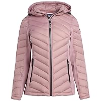 Women's Jacket - Lightweight Quilted Puffer Parka Coat with Flex Stretch Panels – Casual Jacket for Women (S-XL)