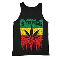 Men's Stoned Rasta Reggae Tank-Top