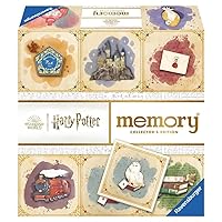 Ravensburger 22349 Collector's Memory Harry Potter - The World-Renowned Memory Game with Magic Glow Effect - Playable in Light and in The Dark - Game for Harry Potter Fans and Hogwarts Fans