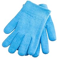1 Pair Gel SPA Moisturizing Gloves Soft Cotton Moisturizing Whitening Exfoliating Foot Mask Smooth Skin Care Dry Treatment (Blue)