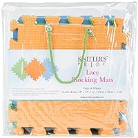 Knitter's Pride Lace Blocking Mats (9 Pack), Colors may vary