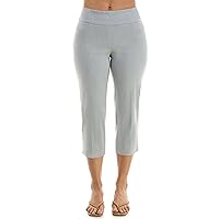 Zac & Rachel Women's Pull-on Slim Leg Crop Pant