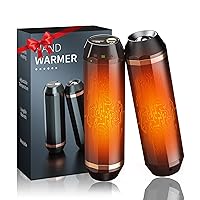 Rechargeable Hand Warmer Magnetic 2 Pack,10000mAh Electric Pocket Hand Warmers with Flashlights,3 Heat Levels,Battery Operated,Portable Hand Heater for Outdoor,Camping,Football,Women Men Gift