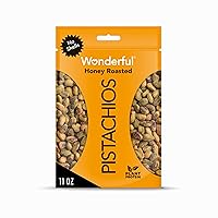 No Shells, Honey Roasted, 11 Ounce Bag, Protein Snack, Gluten Free, On-the Go Snack
