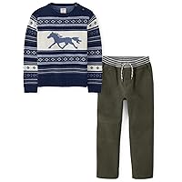 Gymboree Boys Sweater and Pant, Matching Toddler Outfit