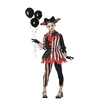 Girl's Dark Circus Clown Costume