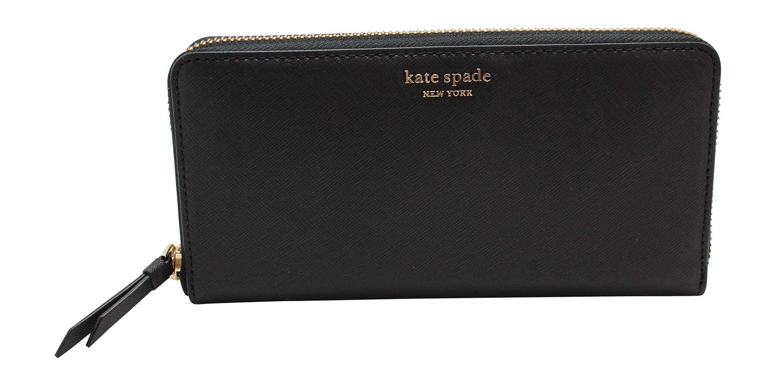 Mua Kate Spade New York Laurel Way Neda Saffiano Leather Zip Around Wallet  (Black) trên Amazon Mỹ chính hãng 2023 | Fado