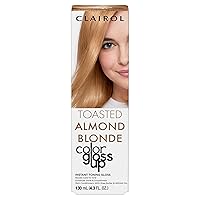 Clairol Color Gloss Up Temporary Hair Dye, Toasted Almond Blonde Hair Color, Pack of 1