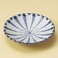 Antique Glaze 6.5 Plates, 7.7 x 1.6 inches (19.5 x 4 cm), 16.2 oz (492 g), Round Dish, Restaurant, Ryokan, Japanese Tableware, Restaurant, Stylish, Tableware, Commercial Use