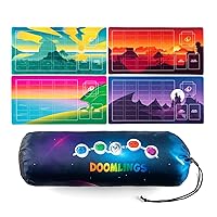 Doomlings Card Game Playmats (4-Pack) Featuring 4 Unique Designs, 11