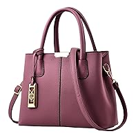 Women's Soft Leather Tote Bag Top Satchel Purse Handbag Large Capacity Shoulder Bag Professional Office Work Bag