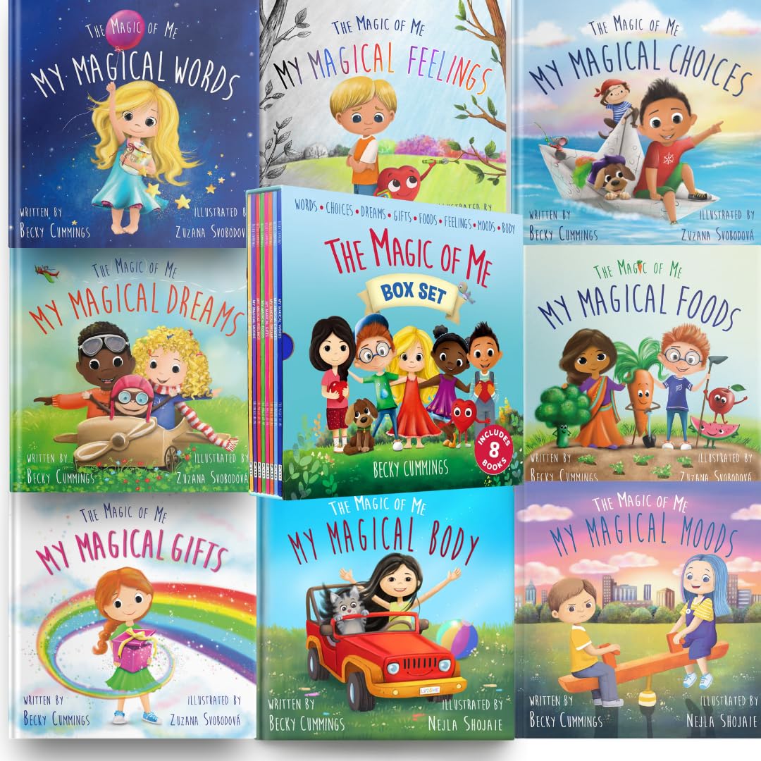 The Magic of Me 8 Book Box Set (Books 1-8: Words, Choices, Dreams, Gifts, Foods, Feelings, Moods, and Body)