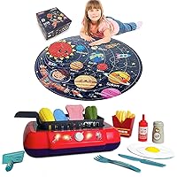 Magic Fry Cooking Simulator Gourmet Cooking Box Toy | Solar System Puzzles for Kids Ages 4-8, Popular Gift for Kids