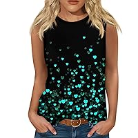 SCBFDI Bra Tops for Women, Womens Dressy Tops Crew Neck Slim Fit Casual Sleeveless Best Top Floral Graphic Boho Shirts Teen Girl Clothes Trendy