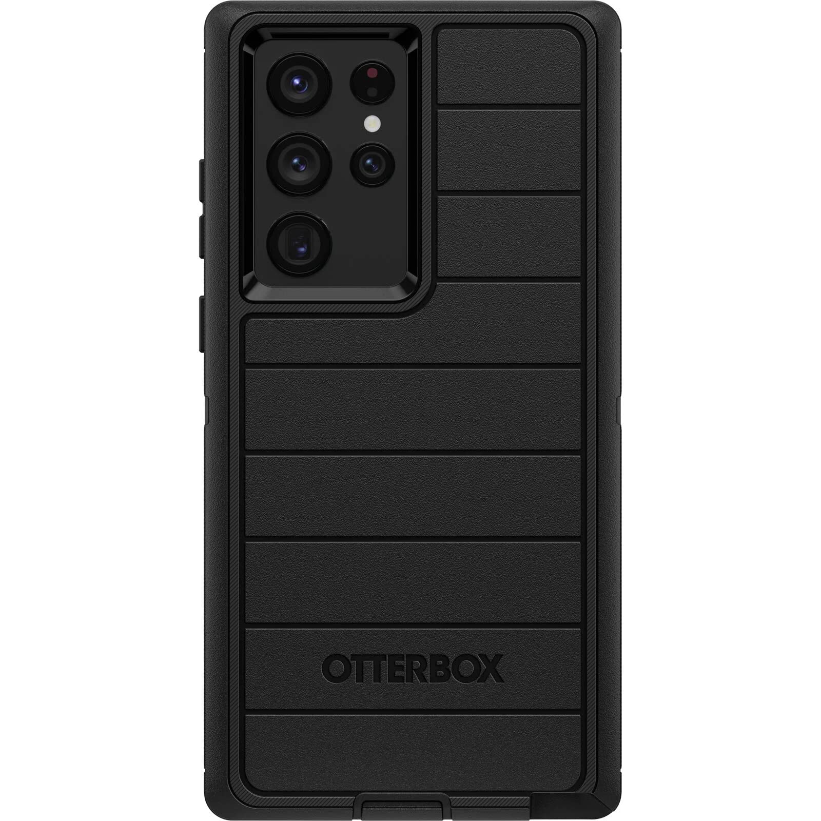 OtterBox Defender Series Case & Holster for Samsung Galaxy S22 Ultra (Only) - with Zagg Fusion Curve with D30 Screen Protector - Microbial Defense Protection - Non-Retail Packaging - Black