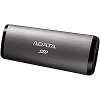 ADATA SE760 SuperSpeed USB 3.2 Gen 2 USB-C Up to 1000 MB/s External Portable SSD (2 TB, Gray)