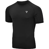 RDX Rash Guard BJJ, Compression Base Layer Top Quick Cool Dry Wetsuit Swimming Vest Men, Surfing MMA Running Cycling Training