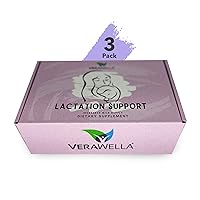 Lactation Support, Infused with Fenugreek, Fennel & Milk Thistle, Lactation Support for Increased Milk Supply, Increase Milk Supply Breastfeeding Essential, Pack of 3