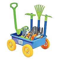 Let's Garden Wagon Playset Designed for Children Ages 2+ Years,Multi,201706