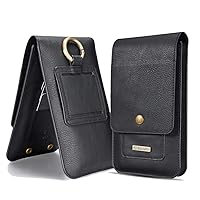 Phone Holster Case DG.MING Premium Genuine Leather Pouch Case Holster Cover Belt Clip Loops Magnetic Closure For Samsung Galaxy S10 Lite, s20+,s20 ultra, Note 10 Lite, Note10+,A70,A70S,A20S A80 A90 C9
