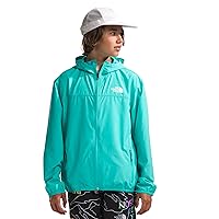THE NORTH FACE Boys' Never Stop Hooded WindWall Jacket, Geyser Aqua, X-Large