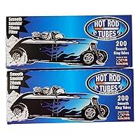 Hot Rod Cigarette Tubes, Smooth King Size, 2-Pack, 400 Tubes Total