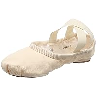 Women's Unisex Sd16 Extra Wide (D Fit) Ballet Shoes Ankle Strap Flats