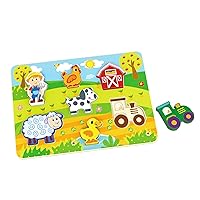 Fun on The Farm Jigsaw Puzzle for Kids Multi