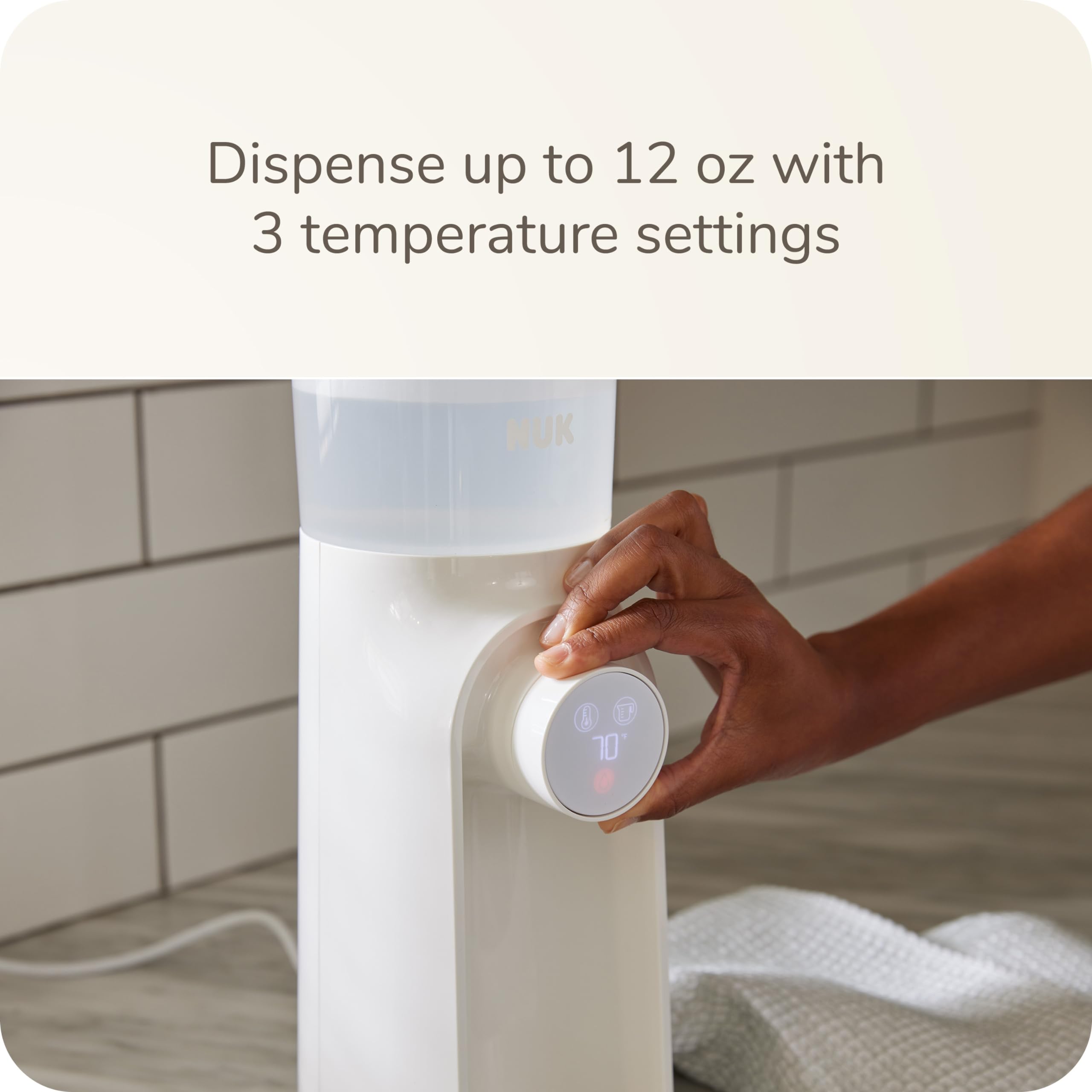 NUK Instant Baby Bottle Warmer and Warm Water Dispenser