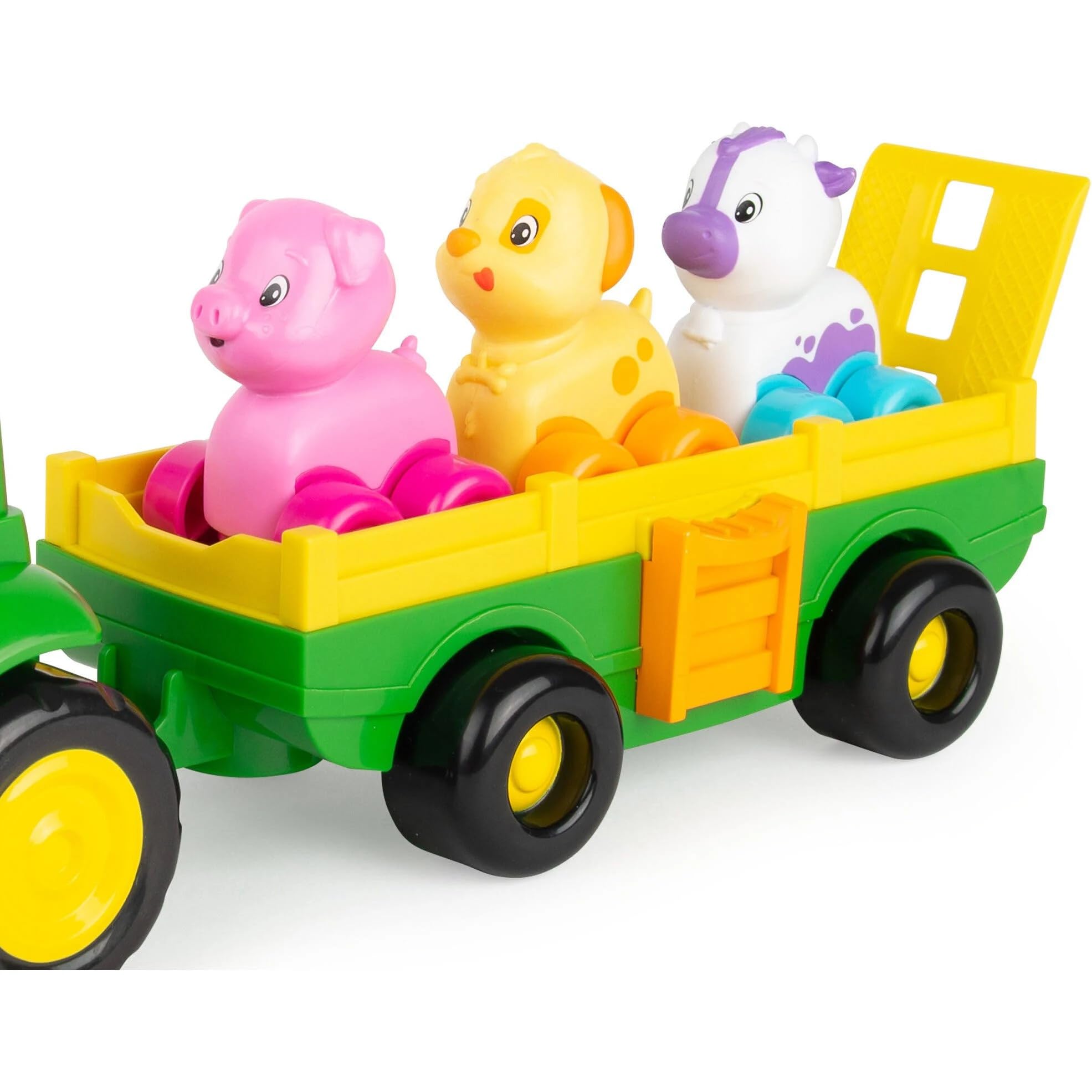 John Deere Animal Sounds Wagon Ride - Grow with Me Toy Ages 12m+