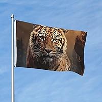Flag 3 x 5 Ft Garden Flag Outdoor Flag Double Sided Vertical Flag Leopard Avatar All Weather Flags for Yard Outdoor Decor Holiday Banner Sign