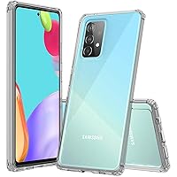 DN-Technology For Samsung Galaxy A52s 5G / A52 5G / A52 Case, Phone Cover, Flexible Bumper with Reinforced Corners, Premium Shock-Absorption, Phone Case For Galaxy A52s 5G / A52 5G (Crystal Clear)