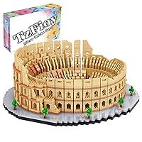 Italy Rome Colosseum Building Blocks Set (5594Pcs) Famous World Architecture Amphitheatre Educational Toys Micro Bricks for Kids Adults