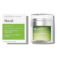 Murad Resurgence Retinol Youth Renewal Night Cream – Anti-Aging Face Cream for Lines and Wrinkles – Hydrating, Firming and Smoothing Skin Care Treatment, 1.7 Fl Oz