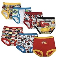 Disney Boys' Pixar Cars Toddler Potty Training Pant and Starter Kit with Stickers & Tracking Chart Sizes 18m, 2t, 3t, 4t